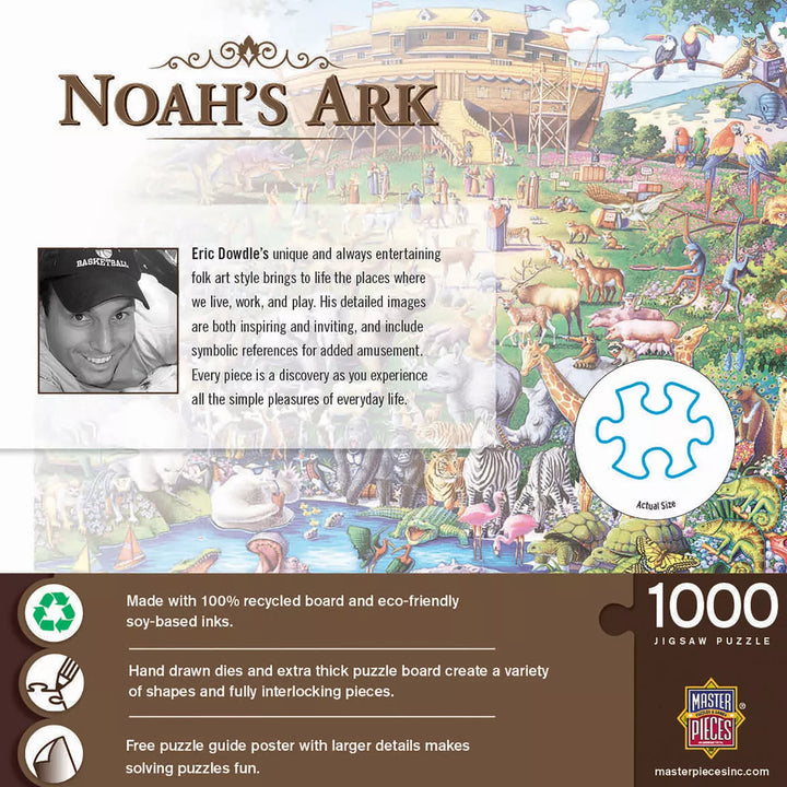 Masterpieces 1000 Piece Jigsaw Puzzle - Noah'S Ark - 19.25"X26.75".