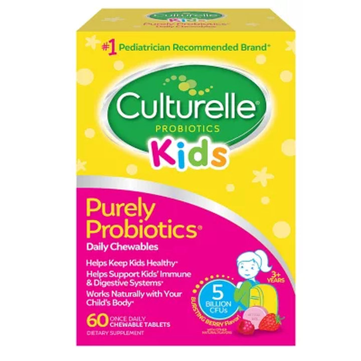 Culturelle Kids Purely Probiotics Chewable Tablets, 60 Ct.