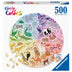 Ravensburger Circle of Colors: Animals round Jigsaw Puzzle -500Pc