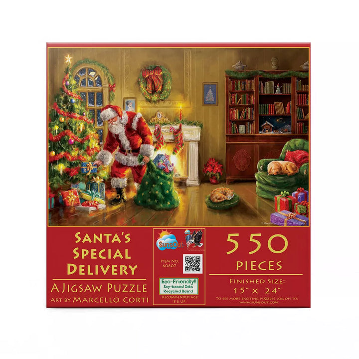 Sunsout Santa'S Special Delivery 550 Pc Christmas Jigsaw Puzzle 60607