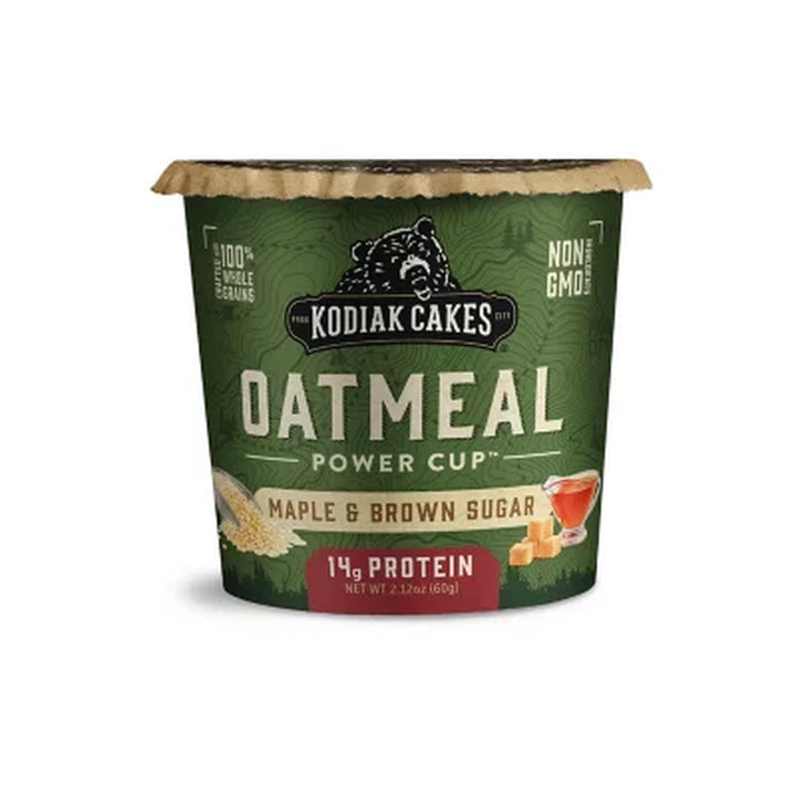 Kodiak Cakes Oatmeal Cups, Maple and Brown Sugar 12 Pk.