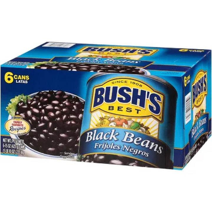 Bush'S Black Beans 15 Oz., 6 Pk.