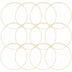 Bright Creations 12 Pack Bamboo Rings for Arts and Crafts, Macrame, and Dreamcatchers (9 In)
