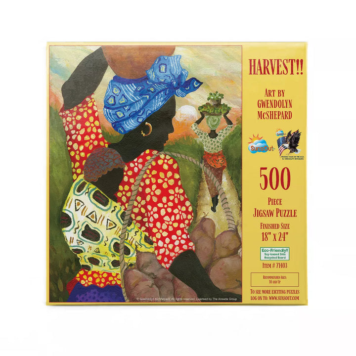 Sunsout Harvest 500 Pc Mothers Day Jigsaw Puzzle 71403