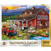 Masterpieces 1000 Piece Jigsaw Puzzle - the Barnyard Crowd - 26.8"X19.3".