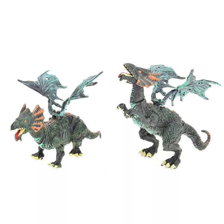 Insten 12 Pack Dragon Figurine Puzzles in Hatching Jurassic Eggs, Party Favors