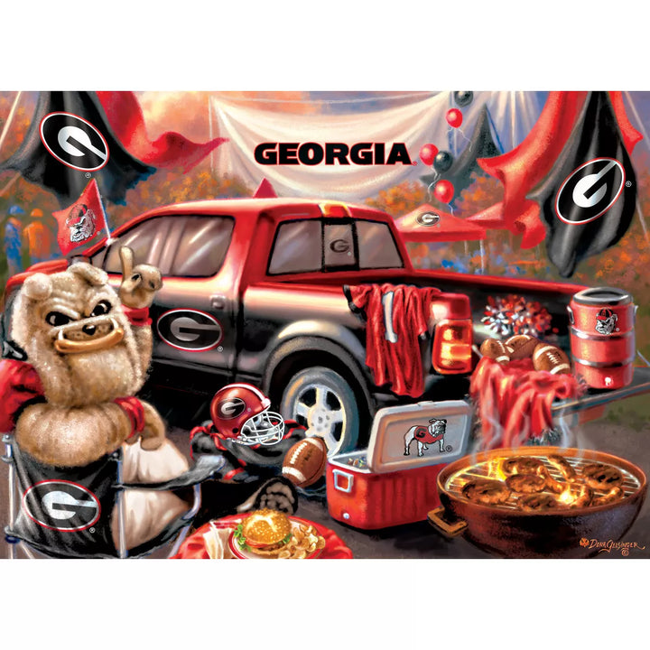 Masterpieces 1000 Piece Jigsaw Puzzle - NCAA Georgia Bulldogs Gameday.