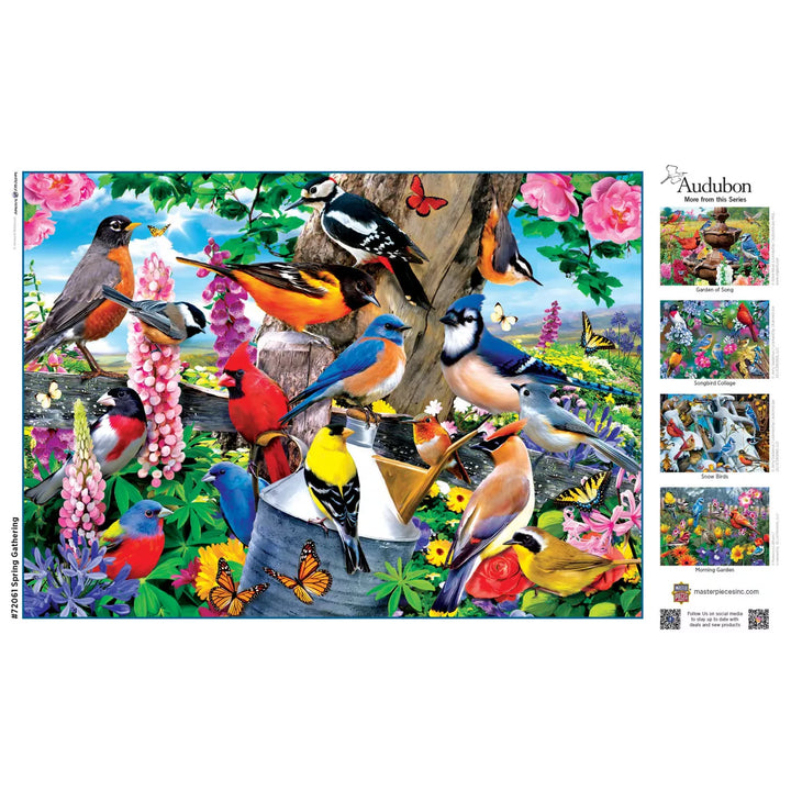 Masterpieces 1000 Piece Jigsaw Puzzle for Adults - Spring Gathering - 19.25"X26.75".