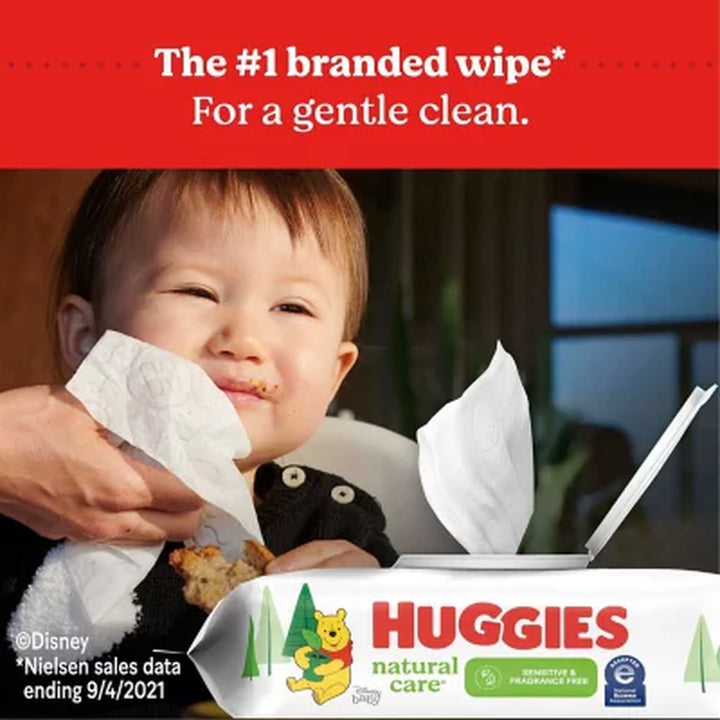 Huggies Natural Care Sensitive, Fragrance Free Baby Wipes, 17 Packs 1088 Ct.