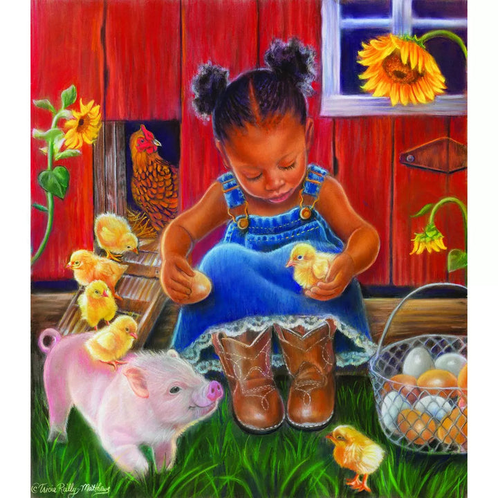 Sunsout Barn Babies 300 Pc Jigsaw Puzzle 35808