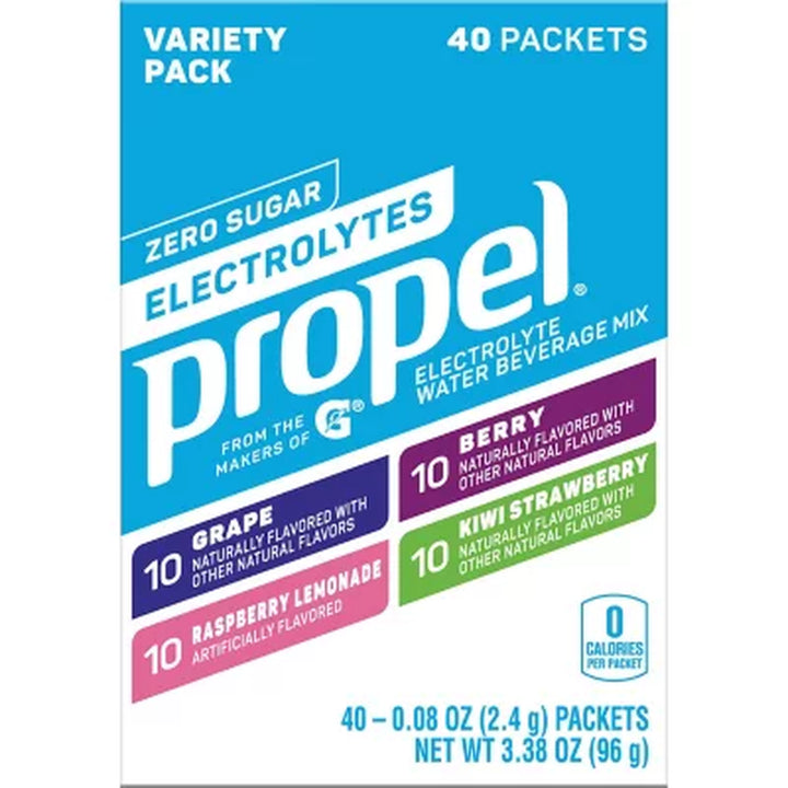 Propel Powder Variety Pack, 40 Pk.