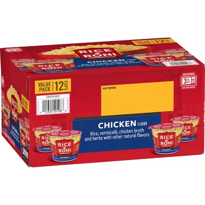 Rice-A-Roni Chicken Flavored Cups 12 Ct.