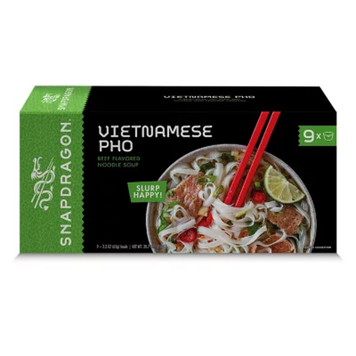 Snapdragon Beef Pho Bowl, 23 Oz., 9 Pk.