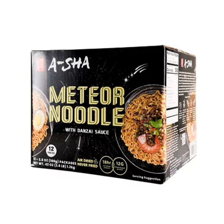 A-Sha Meteor Noodle with Danzai Sauce, 3.5 Oz., 12 Pk.