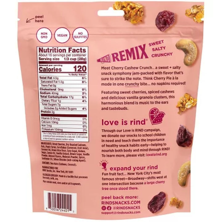 Rind Cherry Cashew Crunch Snack Mix 16 Oz.