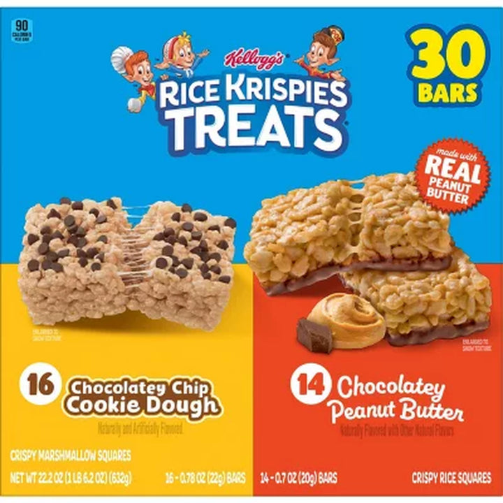 Rice Krispies Treats Variety Pack, 22.2 Oz., 30 Ct.