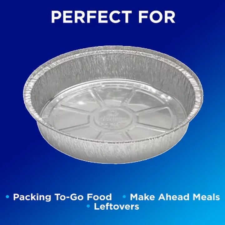 Reynolds 9" round Foil Take Out Containers with Lids 20 Ct.