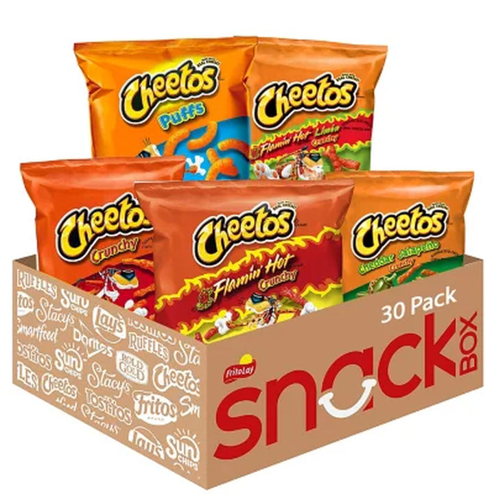 Cheetos Cheese Flavored Snacks Mix Variety Pack 30 Ct.