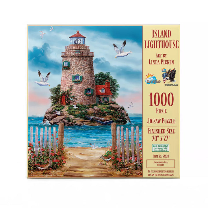 Sunsout Island Lighthouse 1000 Pc Jigsaw Puzzle 52620