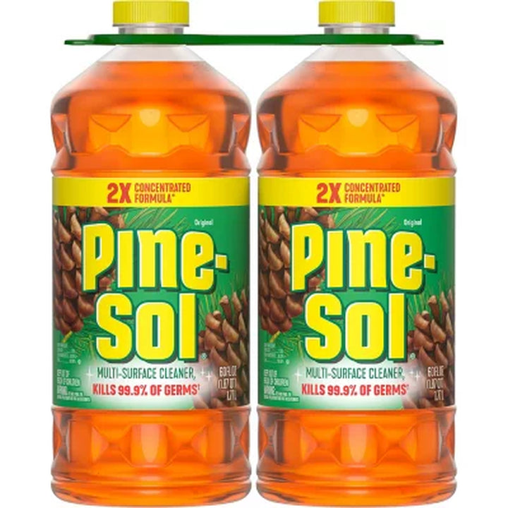 Pine-Sol Multi-Surface Cleaner, Pine Scent, 2 Ct., 120 Fl. Oz.