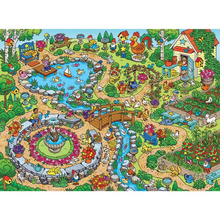 Masterpieces 100 Piece Jigsaw Puzzle - 101 Things to Spot in the Garden.