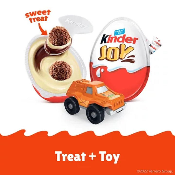 Kinder Joy Eggs, Treat plus Toy, 0.7 Oz., 12 Pk.