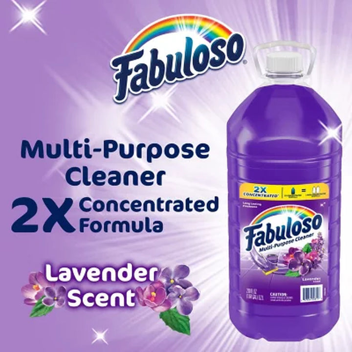 Fabuloso 2X Concentrated Multi-Purpose Cleaner, Lavender 210 Fl. Oz.