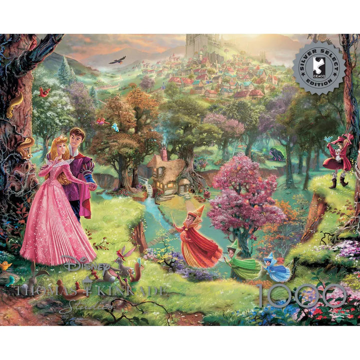 Silver Select Thomas Kinkade Disney Sleeping Beauty 1000Pc