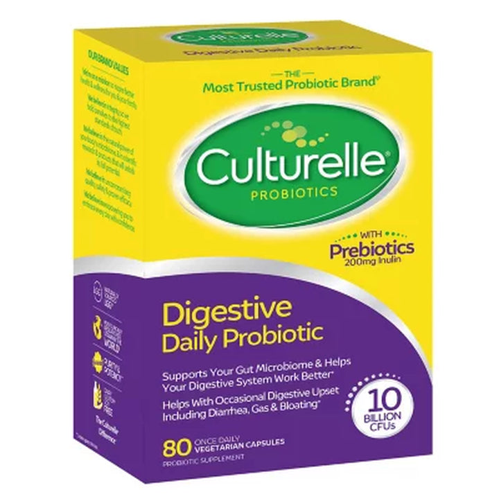 Culturelle Digestive Daily Probiotics Capsules, 80 Ct.