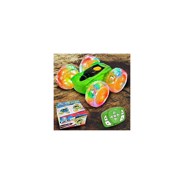 Contixo Remote Control Car SC3 -Stunt Car Toy, 4WD Double Sided 360° Rotating RC -Green