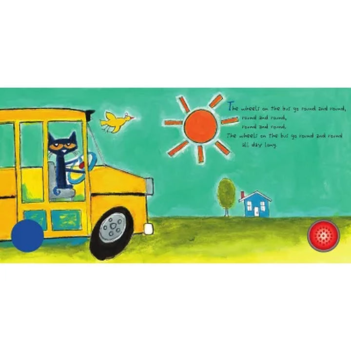 Pete the Cat: the Wheels on the Bus, Sound Board Book