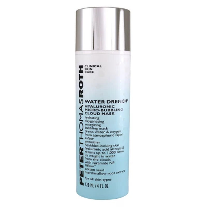 Peter Thomas Roth Water Drench Hyaluronic Micro-Bubbling Cloud Mask, 4 Oz.