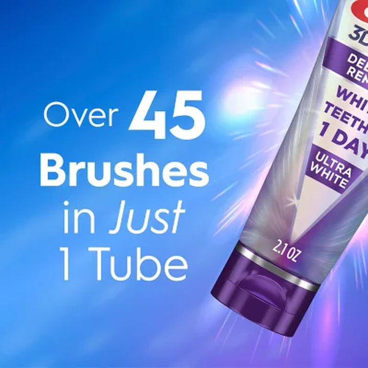 Crest 3Dwhite Brilliance Deep Stain Remover Toothpaste, 2.1 Oz., 4 Pk.