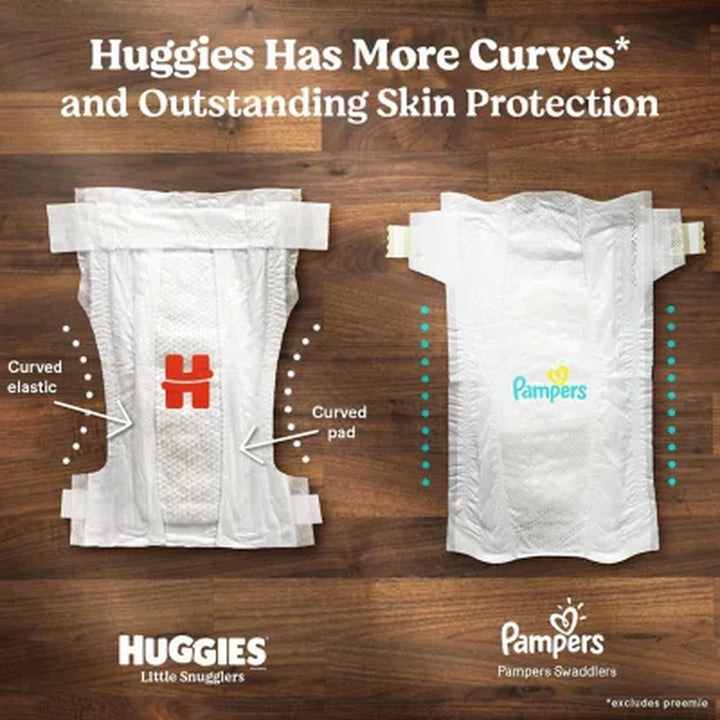 Huggies Little Snugglers Diapers, Sizes: Newborn-2