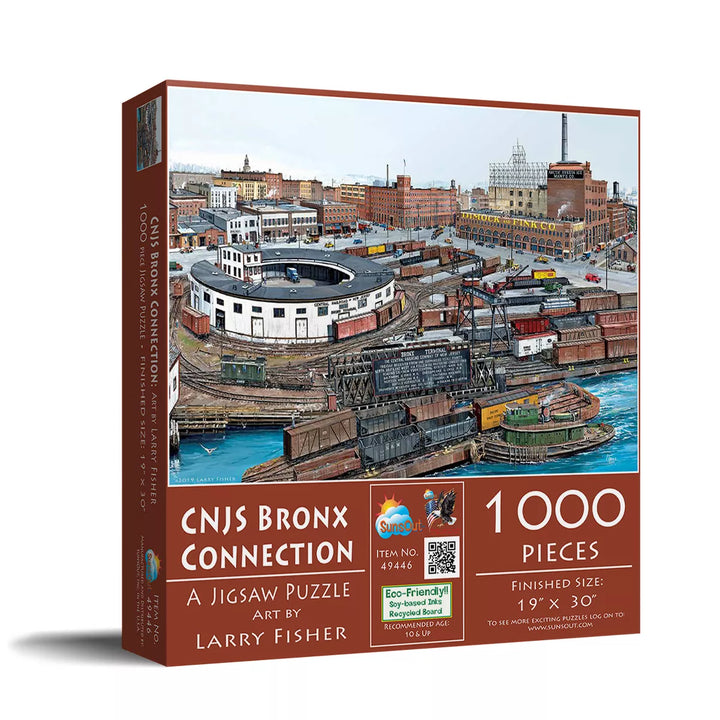 Sunsout CNJX Bronx Connection 1000 Pc Jigsaw Puzzle 49446