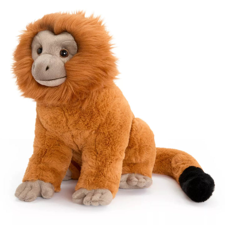 FAO Schwarz 12" Baby Monkey Gold Lion Tamarin Toy Plush