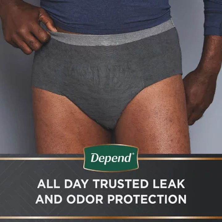 Depend Real Fit Incontinence Underwear for Men, Maximum Absorbency - Choose Your Size