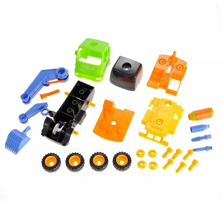 Insten 13 Pieces Take Apart Excavator Truck Set, Educational Toys for Kids