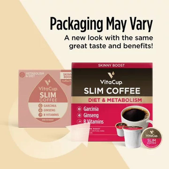 Vitacup Medium-Dark Roast Single Serve Coffee Cups, Slim Blend (60 Ct.)