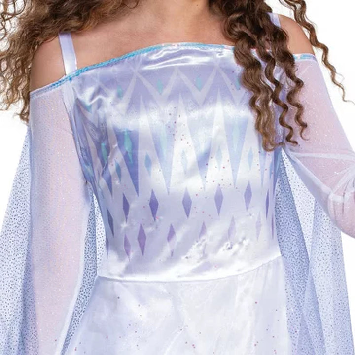 Disney Frozen Snow Queen Elsa Kids Premium Costume Gown