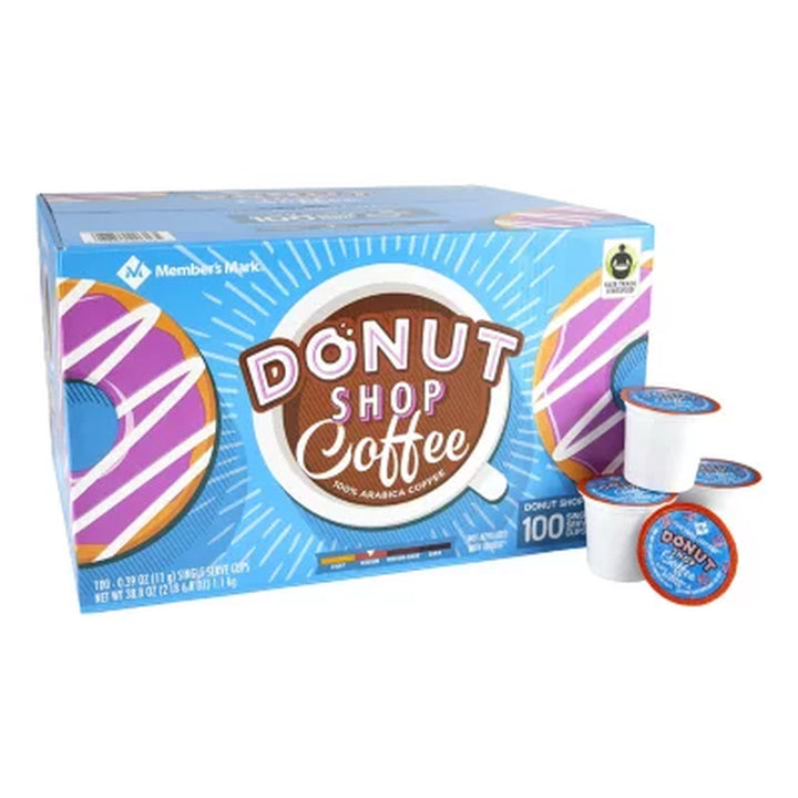 Member’S Mark Medium Roast Coffee Pods, Donut Shop, 100 Ct.