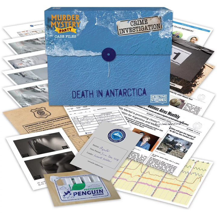 Murder Mystery Case Files Death in Antarctica Game