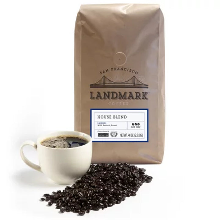 Landmark Ground Coffee, House Blend (40 Oz.)