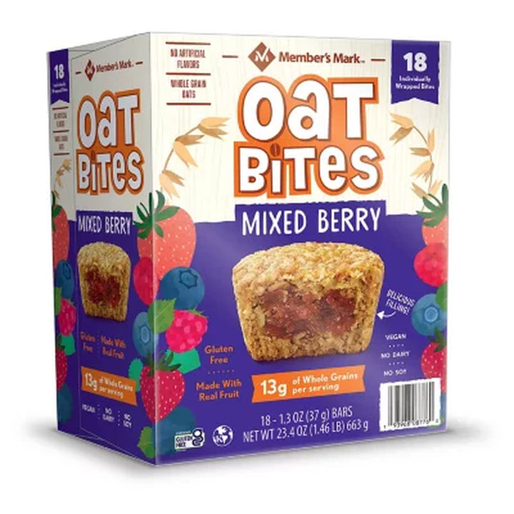 Member'S Mark Mixed Berry Oat Bites 18 Pk.