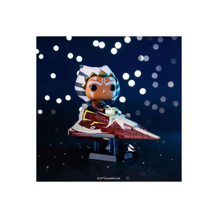 Funko Pop! Ride Super Deluxe: Star Wars Hyperspace Heroes - Ahsoka Tano in Delta 7 Jedi Starfighter, Exclusive #638 #73706