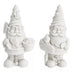 Bright Creations 2 Pack Ceramics to Paint - Paint Your Own Garden Gnome Statues, Blank Paintable Ceramics for Adults (5 In)