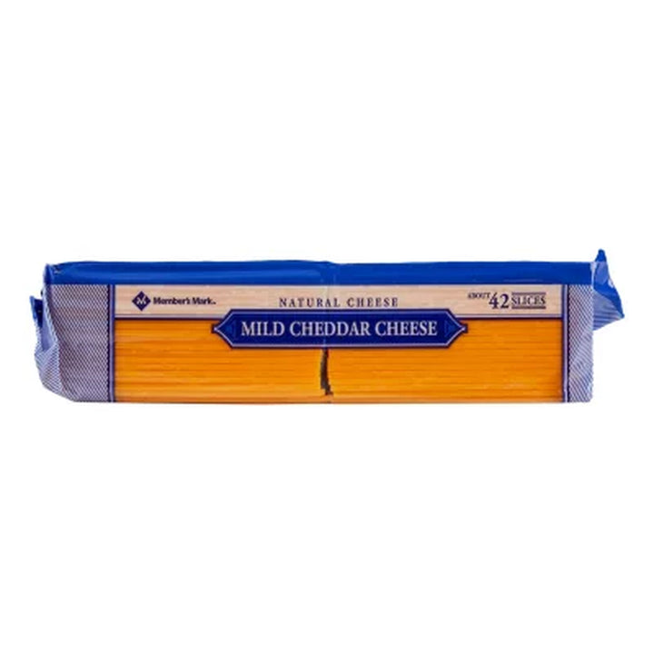 Member'S Mark Sliced Mild Cheddar Cheese, 2 Lbs.