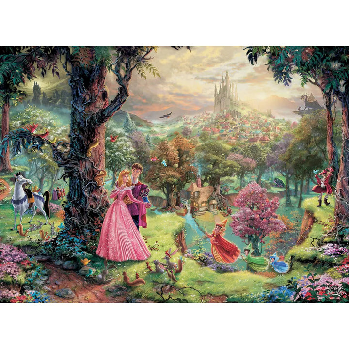 Silver Select Thomas Kinkade Disney Sleeping Beauty 1000Pc