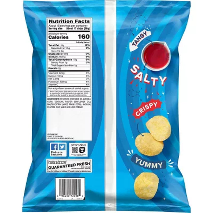 Lay'S Salt and Vinegar Potato Chips 15.25 Oz.