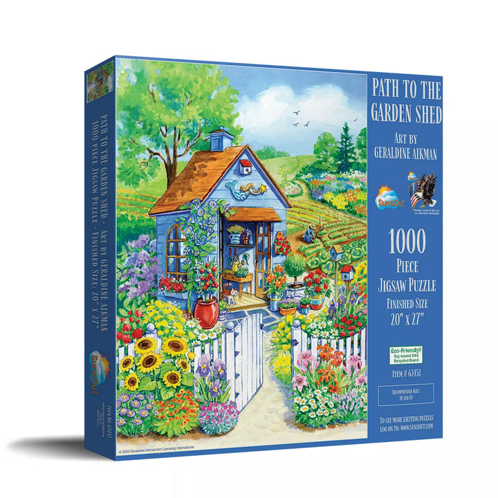 Sunsout Path to the Garden Shed 1000 Pc Jigsaw Puzzle 63452